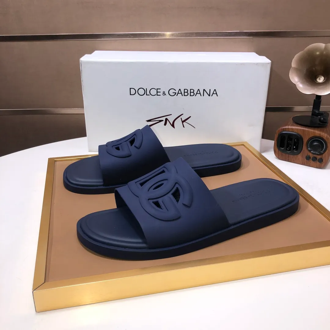 Men's shoes💰280💰【D&G】High-end quality Product trademark: DG "Dolce & Gabban*" slippers, Product material: Imported cowhide upper, original air cushion outsole, regular size: 38-45